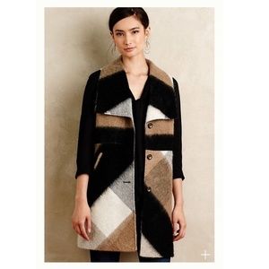 Anthropologie Buffalo Plaid Vest